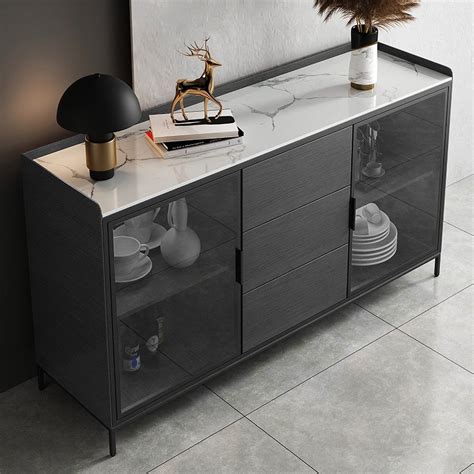 steel sideboard cabinet|metal buffet tables and sideboards.